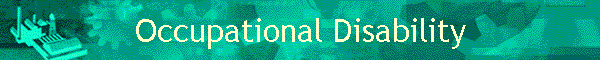 Occupational Disability